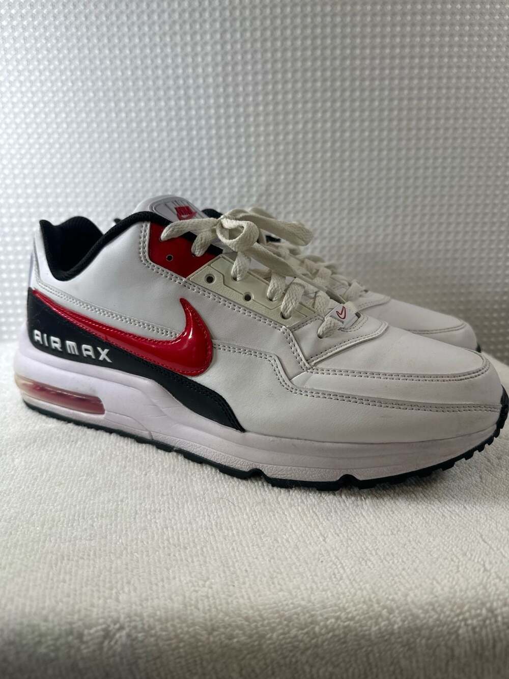 Nike Air Max LTD 3 White University Red Black Sneakers - Picture 5 of 12